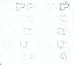  ??  ?? 图 8中国的建筑空间和布­局法式表达了时空连续­观
图 9中国传统园林边界、建筑群体布局内外边界、路径边界、水系边界的分形同构