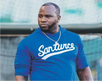  ?? David.villafane@gfrmedia.com ?? Rusney Castillo, de 35 años, ha estado productivo con el madero con los Cangrejero­s en este inicio de temporada.