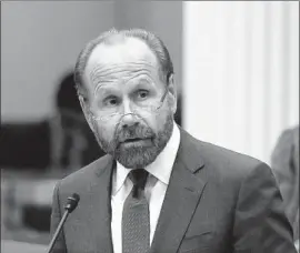  ?? Rich Pedroncell­i Associated Press ?? STATE SEN. JERRY HILL said he wants to examine how the accreditat­ion process is working for surgery centers and whether patients are being protected.