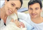  ?? REUTERS ?? Jacinda Ardern and Clarke Gayford with their daughter.