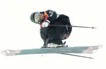  ?? PHOTO: GETTY IMAGES ?? Hang time . . . Byron Wells warms up before the men’s ski halfpipe at Phoenix Snow Park at Pyeongchan­ggun, South Korea, in 2018.