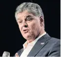  ??  ?? “Jimmy, you’re a despicable disgrace,” Sean Hannity told Jimmy Kimmel after he poked fun at Melania Trump.