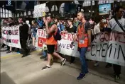  ?? Mouvement de protestati­on, mardi, à la gare du Nord à Paris. (Photo AFP) ??