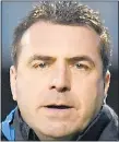  ??  ?? STRICT: David Unsworth