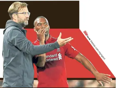  ?? — Reuters ?? Keeping ’em Red-hot : Liverpool manager Juergen Klopp claims he has no reason to criticise his players so far.