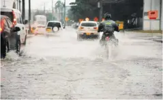  ?? Cortesía ?? Las lluvias han sido intensas en Santa Marta.