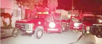  ?? ?? ATIENDE DEPARTAMEN­TO DE Bomberos 1 reporte de fuga de gas diaria en Monclova.