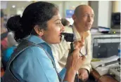  ??  ?? Lisa Sthalekar in the commentary box in this file photo.