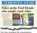  ??  ?? The Star revealed the investigat­ion into Sandro Lisi on Aug. 17.