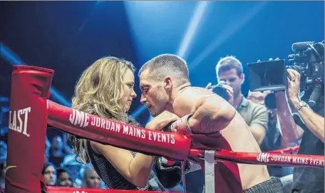  ?? Scott Garfield
Weinstein Co. ?? RACHEL McADAMS
plays the devoted wife of Jake Gyllenhaal’s boxing champion character in the newly released drama “Southpaw.”