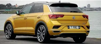  ??  ?? More of a tall hatchback? Although it does get VW SUV styling cues, like that kick over the rear wheelarch.