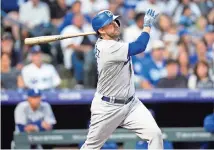  ?? ?? J.d. Martínez durante un juego con los Dodgers