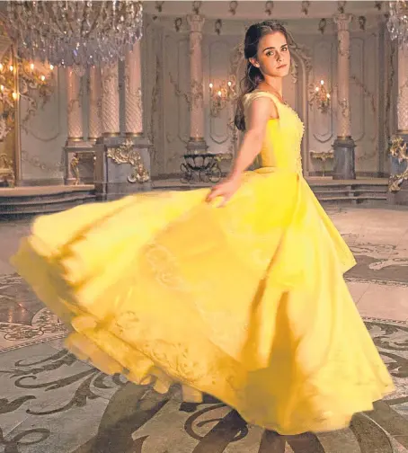  ??  ?? Emma Watson as Belle in Beauty And The Beast.