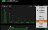  ??  ?? The new Ctrl menu houses randomiser­s, ‘waveshapes’ and the means by which to up the number of partials