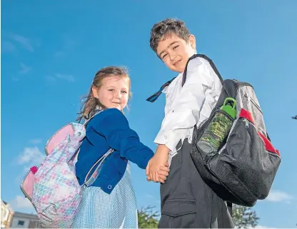  ?? Picture: Kenny Smith. ?? Michael Gartshore, 9, is returning to school today along with his little sister Charlotte, who is starting in primary one.