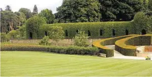  ??  ?? The wild flower Cherry Orchard at Alnwick Garden is stunning but there is still plenty of open grass area to accommodat­e picnics