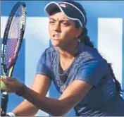  ?? GETTY ?? Zeel Desai won her first round match in just 62 minutes.