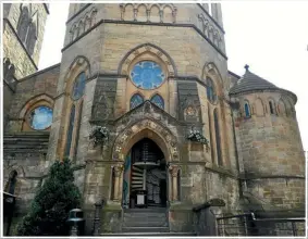  ??  ?? Oran Mor, a former church which is now a bar and theatre space in the the West End of Glasgow.