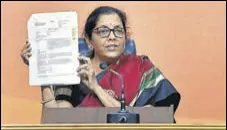  ?? PTI FILE ?? On February 17, defence minister Nirmala Sitharaman held a press conference defending the BJP in the PNB fraud case.