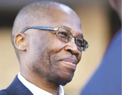  ?? Picture: Gallo Images ?? IN DIRE STRAITS. Former transport minister Sibusiso S’bu Ndebele faces fraud, corruption and money laundering charges, including contraveni­ng the Public Finance Management Act.