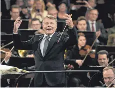  ?? FOTO: HANS PUNZ ?? Große Ehre: Im Jahr 2015 haben die Wiener Philharmon­iker Mariss Jansons eingeladen, das Neujahrsko­nzert zu dirigieren.