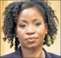  ??  ?? BACK AT YOU: Diversity dean Michele Baptiste was sacked by City College President Vincent Boudreau.