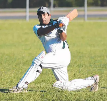  ??  ?? The late Vikas Malhotra, who died from a heart attack while playing cricket last year. Picture: Jodie Henderson