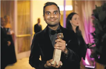  ?? Greg Doherty / Getty Images ?? Aziz Ansari had a reputation as an advocate of #MeToo until a woman he dated wrote of the date and ignited a debate over changing rules of sexual conduct.