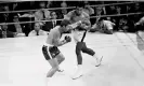  ?? Archive ?? Muhammad Ali and Jerry Quarry trade blows in October 1970. Photograph: Bettmann/Bettmann