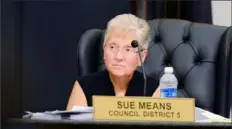  ?? Post-Gazette ?? County Councilwom­an Sue Means in 2014