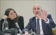  ?? Daniel Leal-Olivas/AFP/Getty Images ?? Lord Andrew Adonis, former transport secretary and leader of the campaign “Brexit is not a Done Deal,” gestures as he speaks Friday in London.