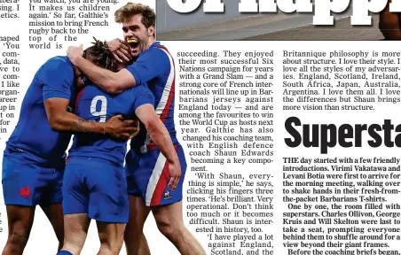  ?? ?? BURNING BRIGHT: France celebrate the Grand Slam