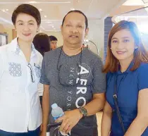  ??  ?? Henann Resort Alona Beach Bohol resort manager Stella Ramos, IOM Philippine­s general manager Kumar Rasaeatnam and Henann Group of Resorts account manager Sheridette Reyes