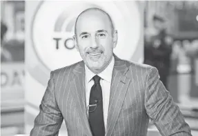  ??  ?? NBC said it didn’t know of Lauer’s behavior, and will conduct an internal review. NBC