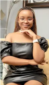  ?? ?? Wits media student Laelo Mahlo introduces her new YouTube channel.