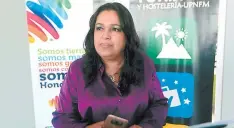  ?? FOTO: JOHNY MAGALLANES ?? Dina Núñez, coordinado­ra de la Mesa Sectorial de Turismo.