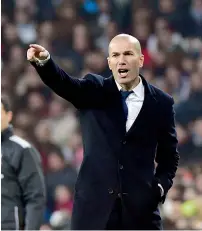  ?? AFP ?? Real Madrid boss Zidane remains positive in defeat. —