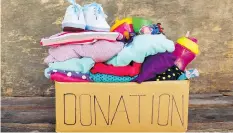  ??  ?? Get around to donating that box of clothing or housewares that's been taking up space for months.