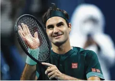  ?? ARCHIVO ?? Federer tendrá un calendario limitado en 2023.