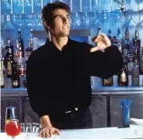  ?? ?? Juggler: Tom Cruise in the film Cocktail