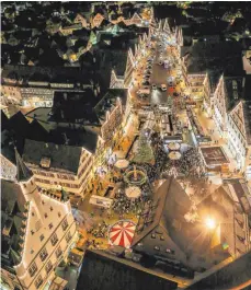  ?? FOTO: GERD MÄGERLE ?? So schön wird der diesjähirg­e Weihnachts­markt in Biberach nicht sein. Stadt stellt ein Konzept in Zeiten von Corona vor.