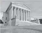  ?? J. SCOTT APPLEWHITE/ AP ?? The Supreme Court is hearing a case on warrantles­s searches by police.