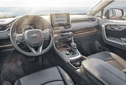  ?? CONTRIBUTE­D ?? The RAV4 is comfortabl­e and useful, with a sizeable interior. It’s the right height and the doors wide enough to make entry and exit easy for everyone.