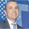  ?? FOTO: DPA ?? Manfred Weber (CSU) ist Spitzenkan­didat der Europäisch­en Volksparte­i (EVP) für den Vorsitz der EU-Kommission.