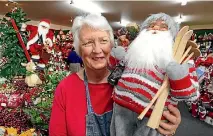  ?? JOHN HAWKINS/FAIRFAX NZ 633281112 ?? Christmas Magic owner Shona Tippett is closing her much-loved Christmas Store after 18 years.