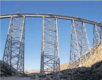  ??  ?? Tren de las Nubes, en Salta