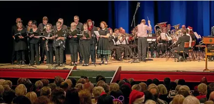  ??  ?? Carols by Candleligh­t in the Theatre Royal in 2018. For the second year running, the facility is not available for the annual event.