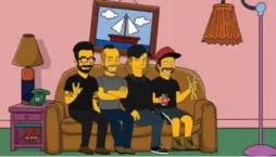  ??  ?? GTHA band the Be Sharps specialize­s in Simpsons songs and references.