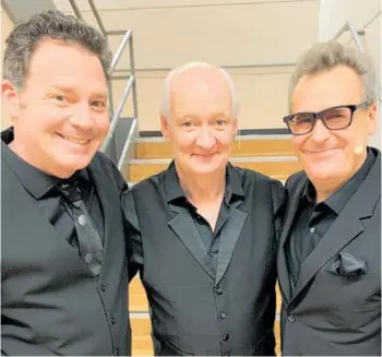  ??  ?? From left, Whose Line Is it Anyway? stars Brad Sherwood, Colin Mochrie and Greg Proops are coming to New Zealand.