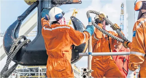  ??  ?? UNHITCHING: The demerged group of former Envoy companies specialise in recruitmen­t for the offshore oil and gas industry